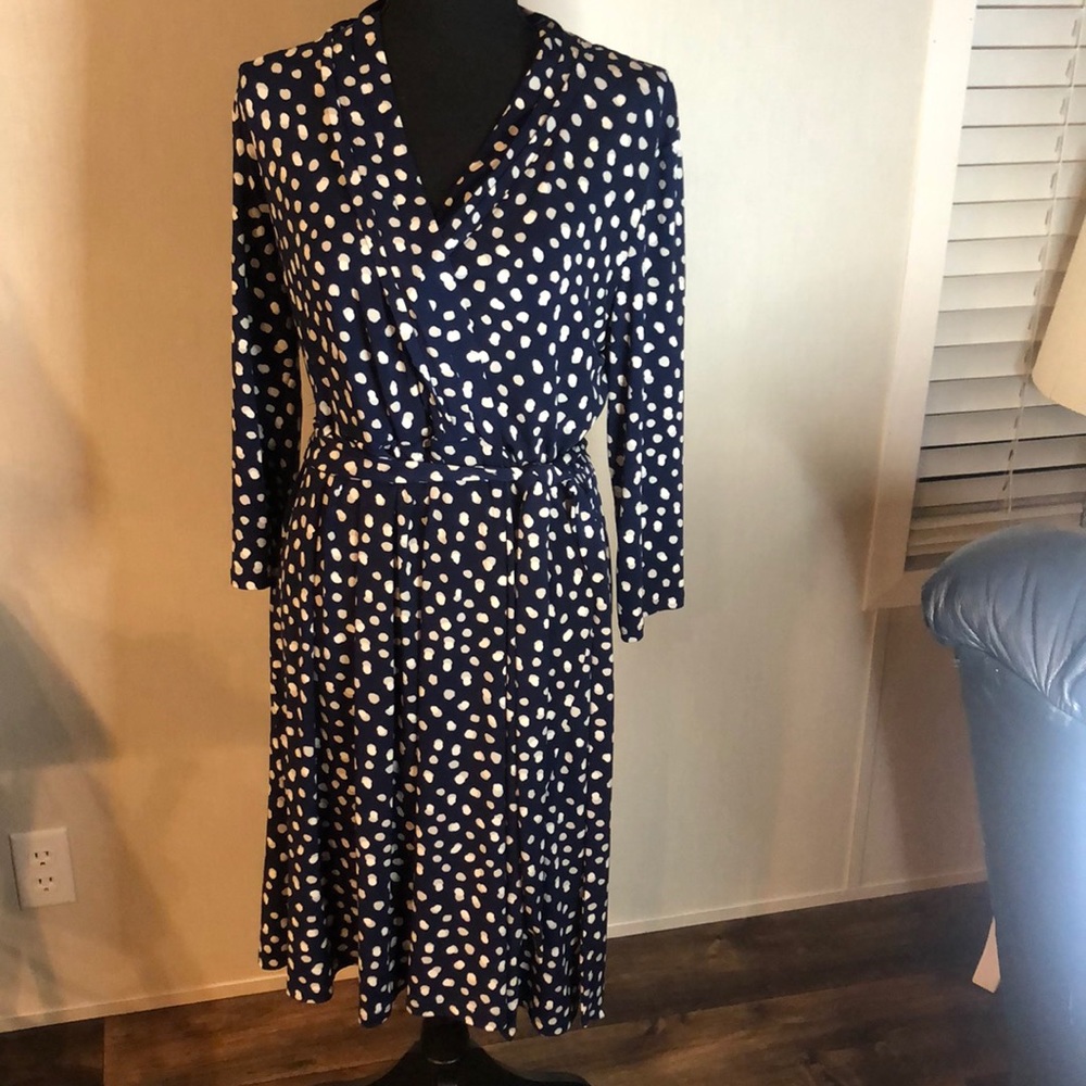 Liz Claiborne Polka Dot Dress